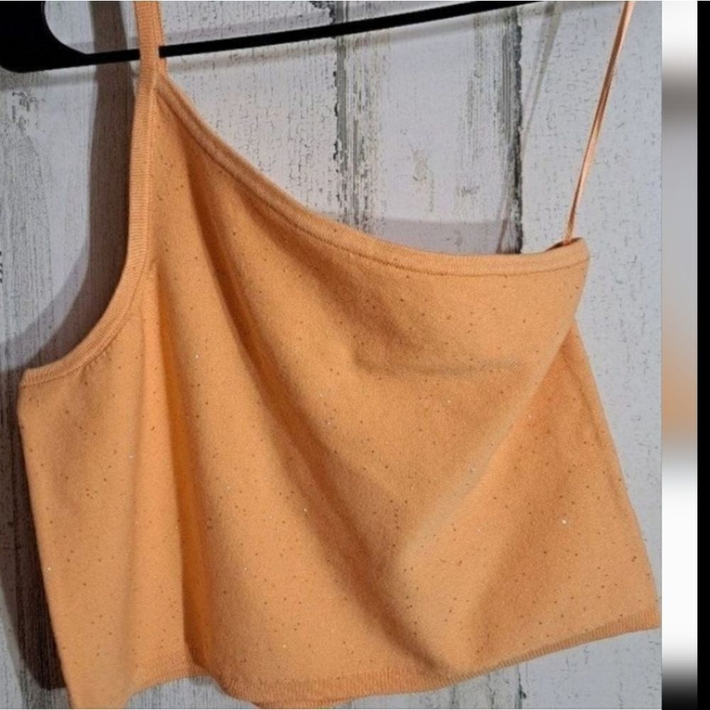 525 Amercia One Shoulder  Crop top